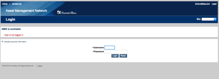 Fannie Mae AMN Login